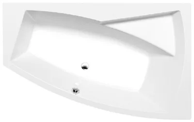 Zdjęcie produktu dla Wanny Polysan - Wanna asymetryczna EVIA 170 R, 1700x1000x470 mm, biały 22611