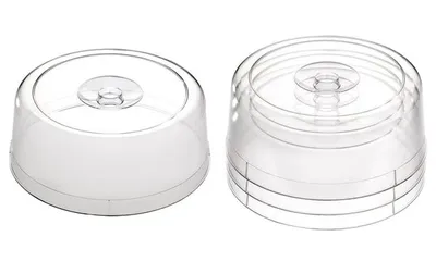 Produktbild von APS-Germany 06515, Lebensmittelabdeckung, Transparent, Polystyrol (PS), Rund, Einfarbig, 330 mm