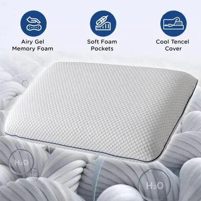 Produktbild von Orthopädisches Nackenstützkissen Nackenkissen Memory Foam Kissen Soft Kopfkissen