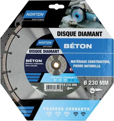 Produktbild von Diamant-Scheibe 230 Für allgemeine Arbeiten im Bau - Norton