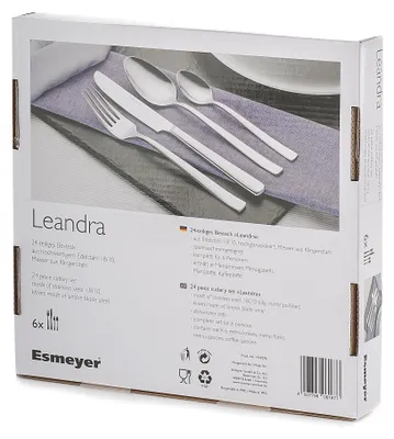 Image de ESMEYER Service de couverts Leandra 18/10 24 pièces