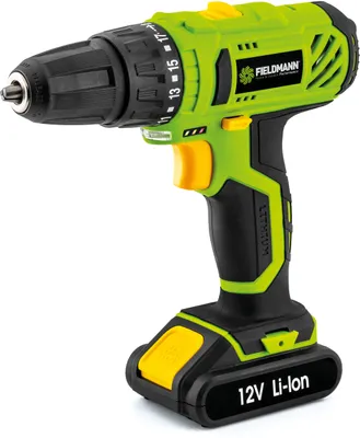 Obrázek produktu pro FIELDMANN FDV 10201-A AKU vrtačka, Li-Ion 12 V / 1300 mAh, volnoběžné otáčky: 0-400 / 0-1350 min-1, max. průměr vrtání 10 mm