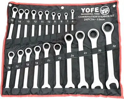 Produktbild von Knarrenschlüssel Set 20-Teilig