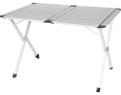 Obrázek produktu pro kempinkový stůl Olvera 110 x 72 cm stříbrný