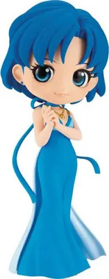 Image de Bandai Sailor Moon Eternal Princess Mercury Qposket Figur Blau Blau One Size