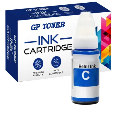 Zdjęcie produktu dla TUSZ GI-490 DO CANON PIXMA G1400 G2400 G3400 G3411 cyan, 70 ml