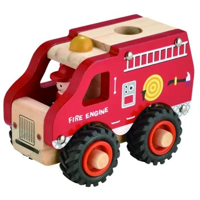 Produktbild von Simply For Kids Feuerwehrauto aus Holz