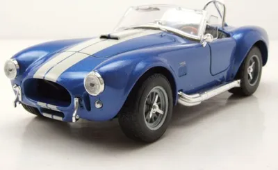 Produktbild von Welly 24002B Shelby Cobra 427 SC 1965 blau metallic 1:24