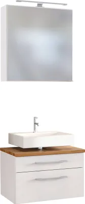 Produktbild von Held Möbel Unterbecken-Set Davos 60 cm weiß/matt weiß