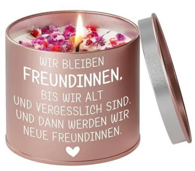 Productafbeelding van Geurkaars lavendel, sojawas, 266 gram, brandduur 50 uur, cadeau voor een vriendin