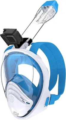 Productafbeelding van Famanu Volgezichtsmasker voor snorkelen, 180° - Geschikt voor volwassenen en tieners