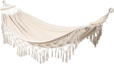 Obrázok produktu pre Záhradná hojdacia sieť Rebecca Mobili Daylily 200x150 PolyBavlna Canvas Beige Boho