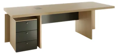 Produktbild von Schreibtisch Ecktisch Computertisch Bürotisch Arbeitstisch Rollcontainer 2tlg