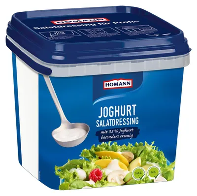 Produktbild von Homann Joghurt Dressing cremig fein abgestimmt mit Joghurt 4000ml