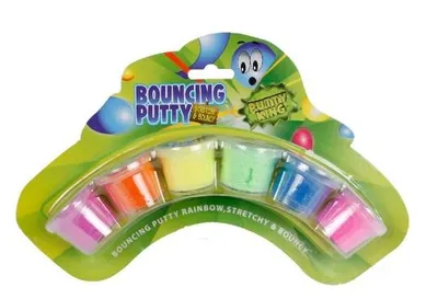 Produktbild von ton Bouncing Putty junior 12 Gramm 6-teilig