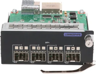 Produktbild von HP ENTERPRISE HPE FlexNetwork 5140HI/5520HI/5600HI 4 Port 1/10G SFP Plus Module