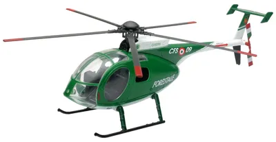 Produktbild von Flugzeugmodell Flugzeug Modellflugzeug - Forestal NH500 - Maßstab 1:32 - Mehrfarbig - Mit Zubehör