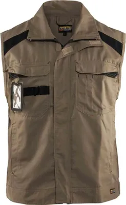 Produktbild von Blakläder Arbeitsweste Industrie 3164 1800 in div. Farben, Farbe:khaki/schwarz, Größe:XL