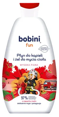 Produktbild von Bobini Badezusatz und Himbeer-Duschgel 500 ml
