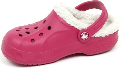 Produktbild von E7080 sandalo bimba CROCS dunkelrosa Gummisandale Schuh kid Mädchen