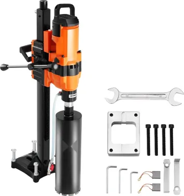 Obrázok produktu pre Diamantová jadrová vŕtačka 3500W - jadrová vŕtačka 30 cm - vysoko výkonná vŕtačka na presné vŕtanie - ideálna do betónu a muriva