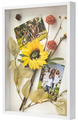 3D-Fotolist A3, 3 cm tief, weiß, 43,5×31 cm
