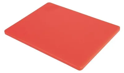 Productafbeelding van Hygiplas snijplank, LDPE, rood, 45x30x1 cm