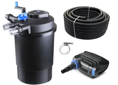 Produktbild von Druckteichfilter Set CPF 30000 mit 70W Eco Pumpe 10m Schlauch Nr.45