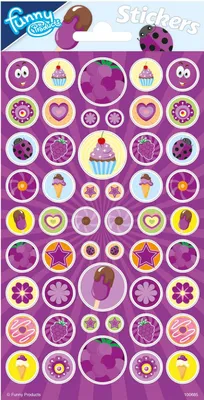 Image de Feuille d'autocollants avec parfum - Raisins