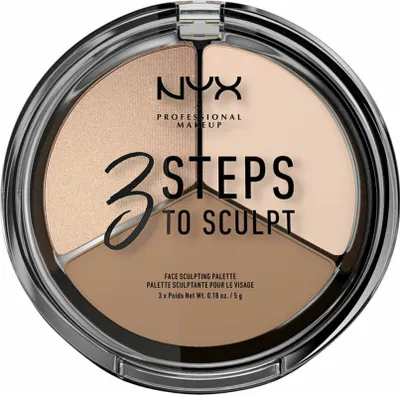 Produktbild von NYX PMU 800897098322, Puder, Fair, Kompaktes Gehäuse, For most recent ingredient list, please refer to packaging. Synthetic Fluorphlogopite, Talc,..., Apply the deep shade to areas you wish to define, the light-matte shade to those you’d like to..., 17 mm