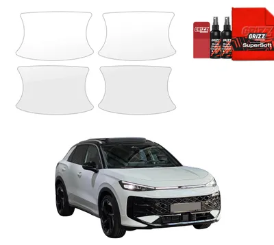 Produktbild von 4in1 Schutzfolie Grizz Protector für Türgriffmulden - Volkswagen T-Roc (2025-2026)