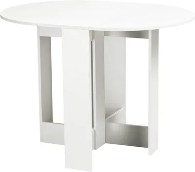 Produktbild von Platzsparender Klapptisch für Esszimmer - Weiß 104 x 76 cm