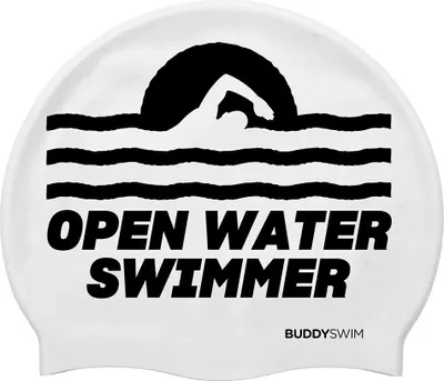Produktbild von Buddyswim Ows Badekappe Weiß  Weiß One Size