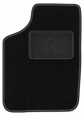 Produktbild von Fahrermatte Velours für Opel Corsa A 1982-1993 (Schrägheck) – 1-tlg, Schwarz, passgenau – Wielganizator LUX