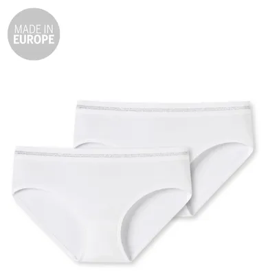 Produktbild von SCHIESSER Kinder 2-Pack Panties - weiß - Größe 176