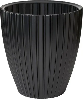 Immagine prodotto di Elegante vaso da fiori 40 x 42 cm per giardino, balcone o interno - nero