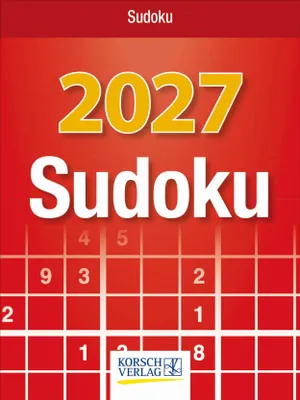 Produktbild von Sudoku Tageskalender 2027 mit über 300 Rätseln, zum Aufstellen oder Aufhängen