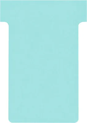 Produktbild von nobo T Karten Größe 2 / 60 mm 170 g/qm blau 100 Karten