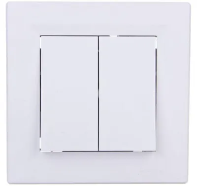 Productafbeelding van Asfora dubbele trapverbinder, wit, met frame, model EPH0600121