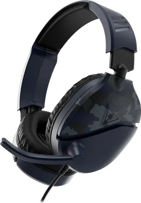 Produktbild von Recon 70 Blue Camo Gaming-Headset Over-Ear mit 3,5 mm Klinke, kompatibel mit PS4, PS5, Xbox One, PC, kabellos & kabelgebunden, Geräuschabschirmung