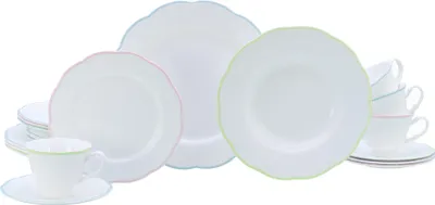 Obrázok produktu pre CreaTable, 24840, Florine Bunt, kombinovaná sada 20 dielov, kamenina
