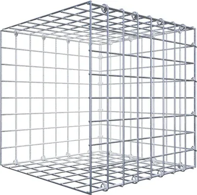 Produktbild von Anbaugabione Typ 2 40 cm x 40 cm x 40 cm (L x H x T), Maschenweite 5 cm x 5 cm, C-Ring