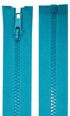 1 Reißverschluss Profil 5mm 50 cm teilbar, Autolock himmelblau