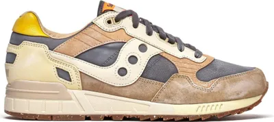 Produktbild von Saucony S708541 Laufschuh im Retro-Look aus Mesh und Wildleder mit gedämpfter EVA-Sohle