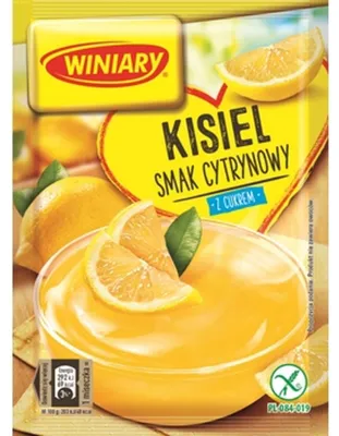 Zdjęcie produktu dla WINIARY Kisiel z cukrem smak cytrynowy 77g