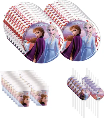 Produktbild von 44-tlg. Frozen 2 Party Set für Kindergeburtstag