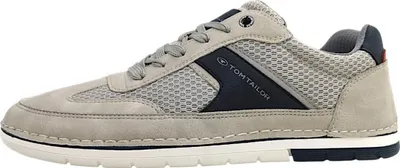 Image de Tom Tailor : Chaussures de sport pour hommes, lacets, couleur grise, style décontracté