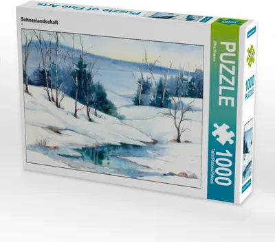 Produktbild von Calvendo Schneelandschaft 1000 Teile Puzzle quer 640x480mm, Krause Jitka; 7281414
