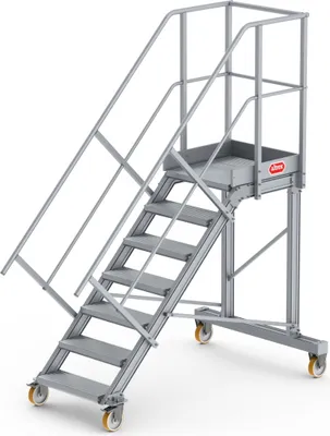 Produktbild von Altrex Podesttreppe fahrbar 45° 7 Stufen