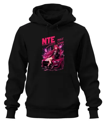 Immagine prodotto di NTE Neverness To Everness, felpa con cappuccio, modello Nanally GT500 Japan Y2K, colore nero, taglia S